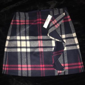 J Crew plaid skirt